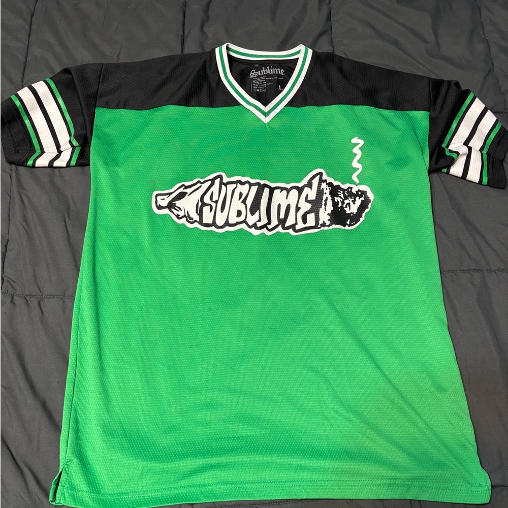 Sublime Green and Black Jersey